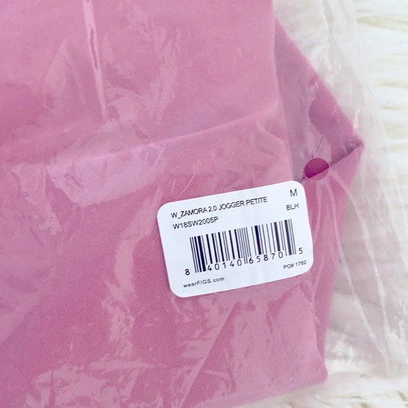 NEW Figs Chalk Pink Zamora Jogger Scrub Pants MP - Picture 2 of 3